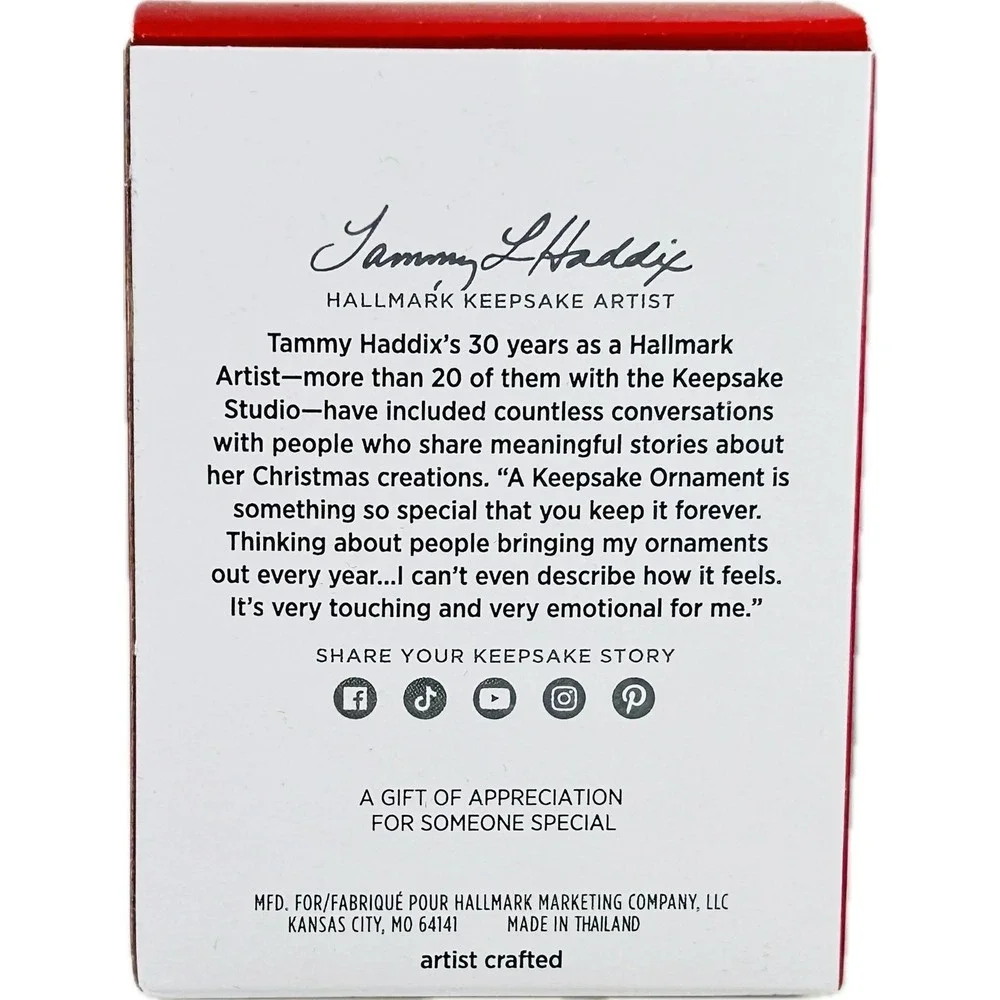 Hallmark What A Gift 2024 Keepsake Ornament OS Red Limited Edition Santa